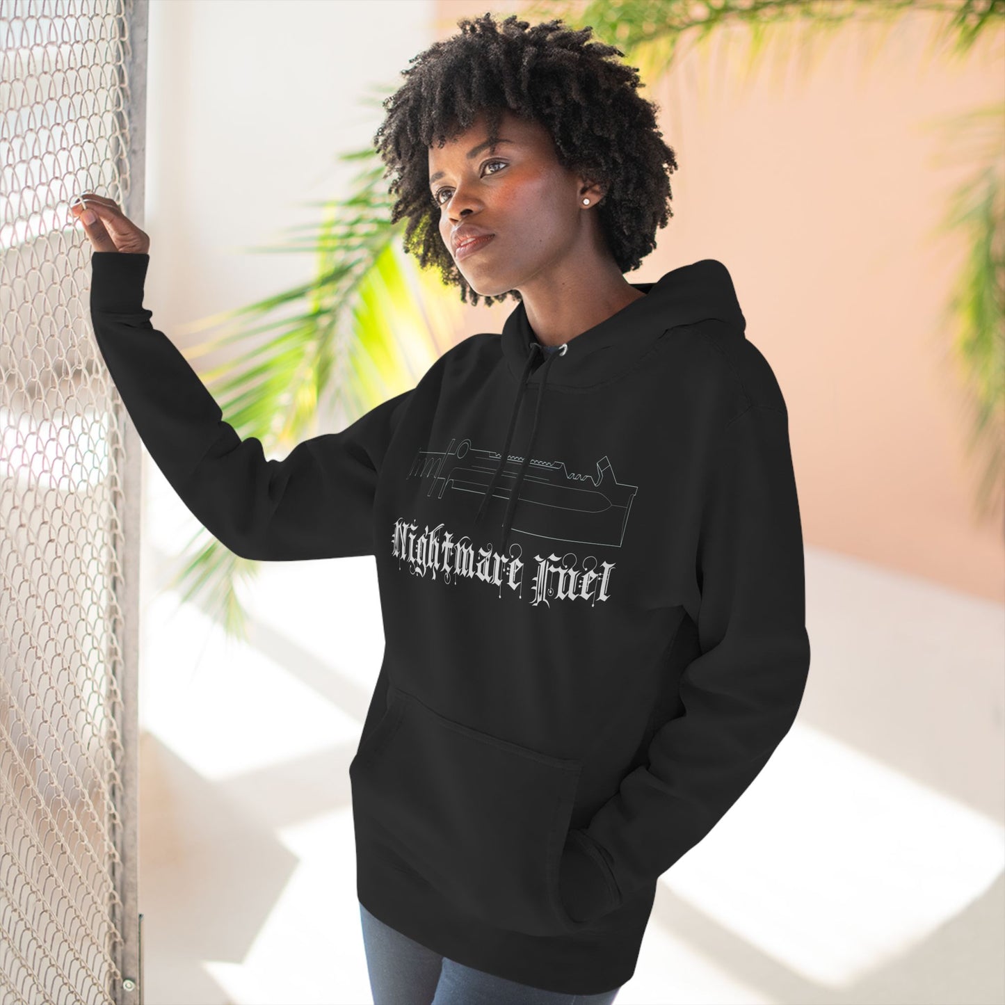 Three-Panel Fleece Hoodie (Nightmare Fuel)