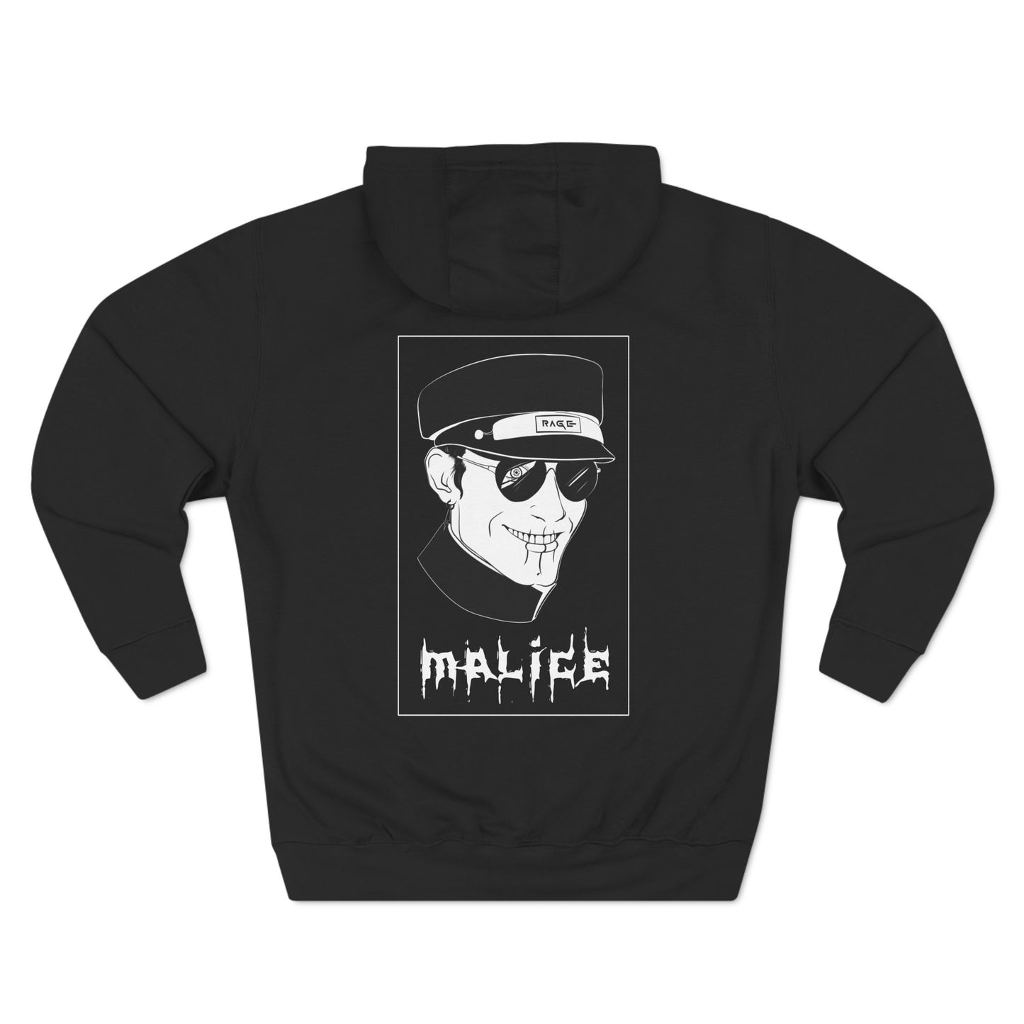 Three-Panel Fleece Hoodie (Malice)