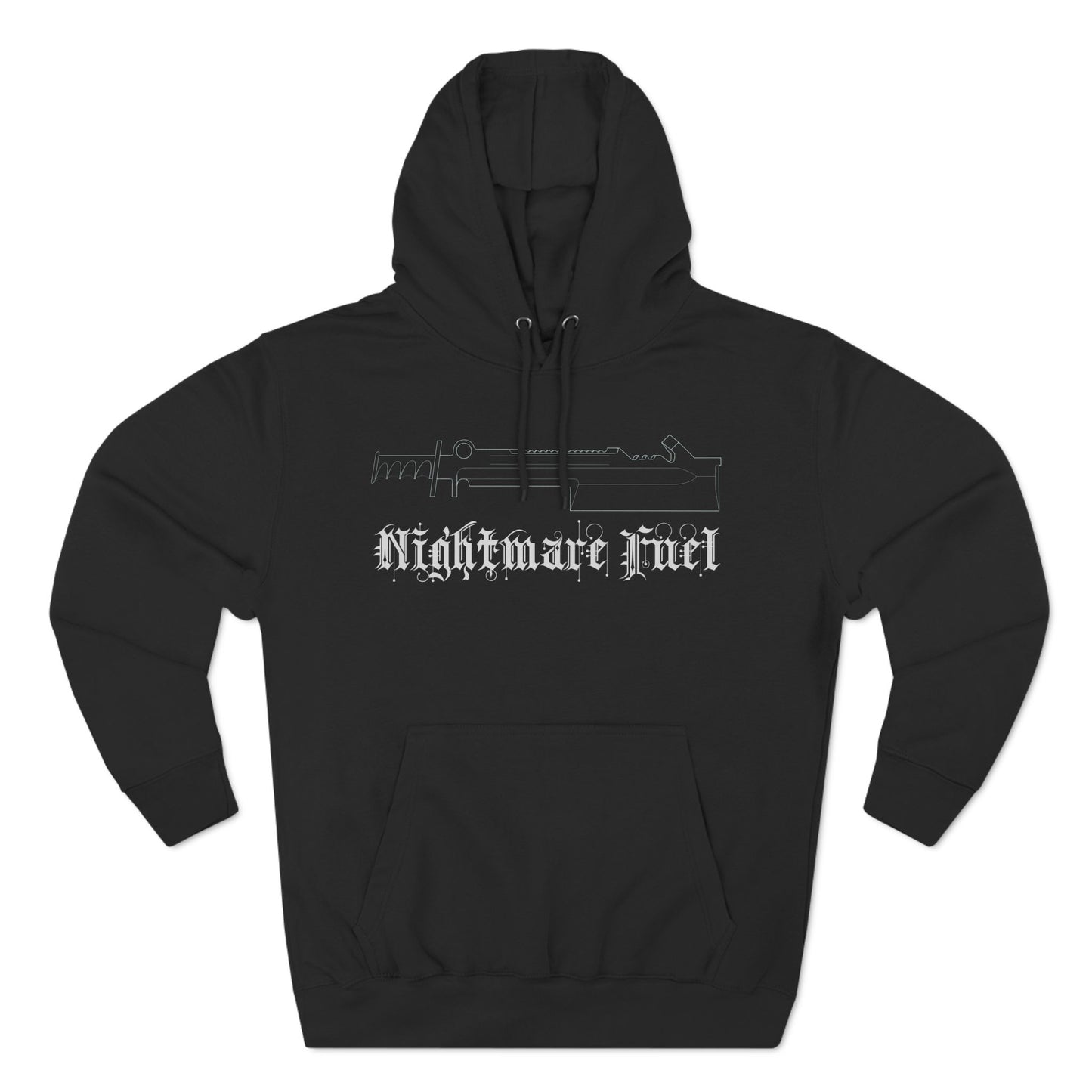 Three-Panel Fleece Hoodie (Nightmare Fuel)