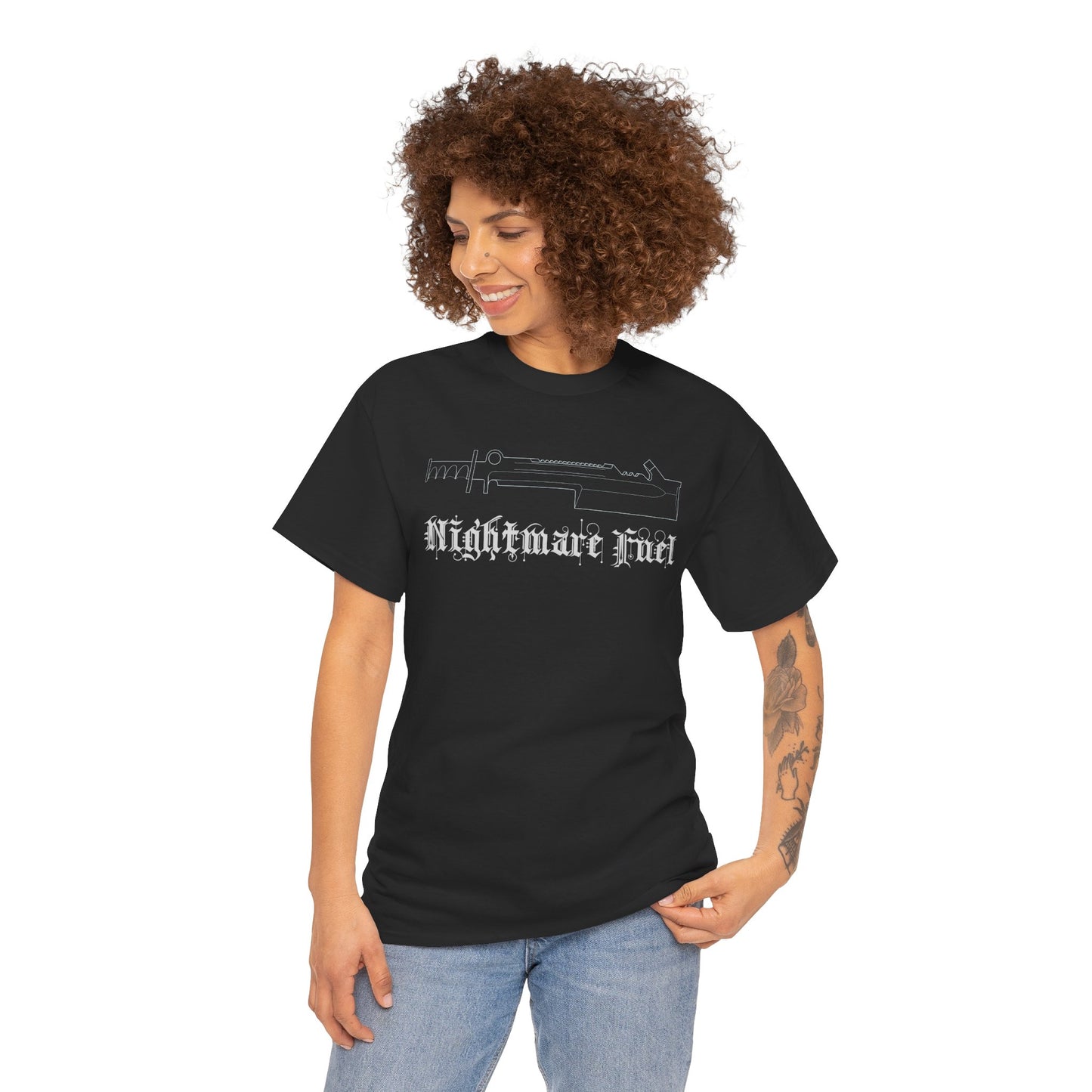 Unisex Heavy Cotton Tee (Nightmare Fuel)