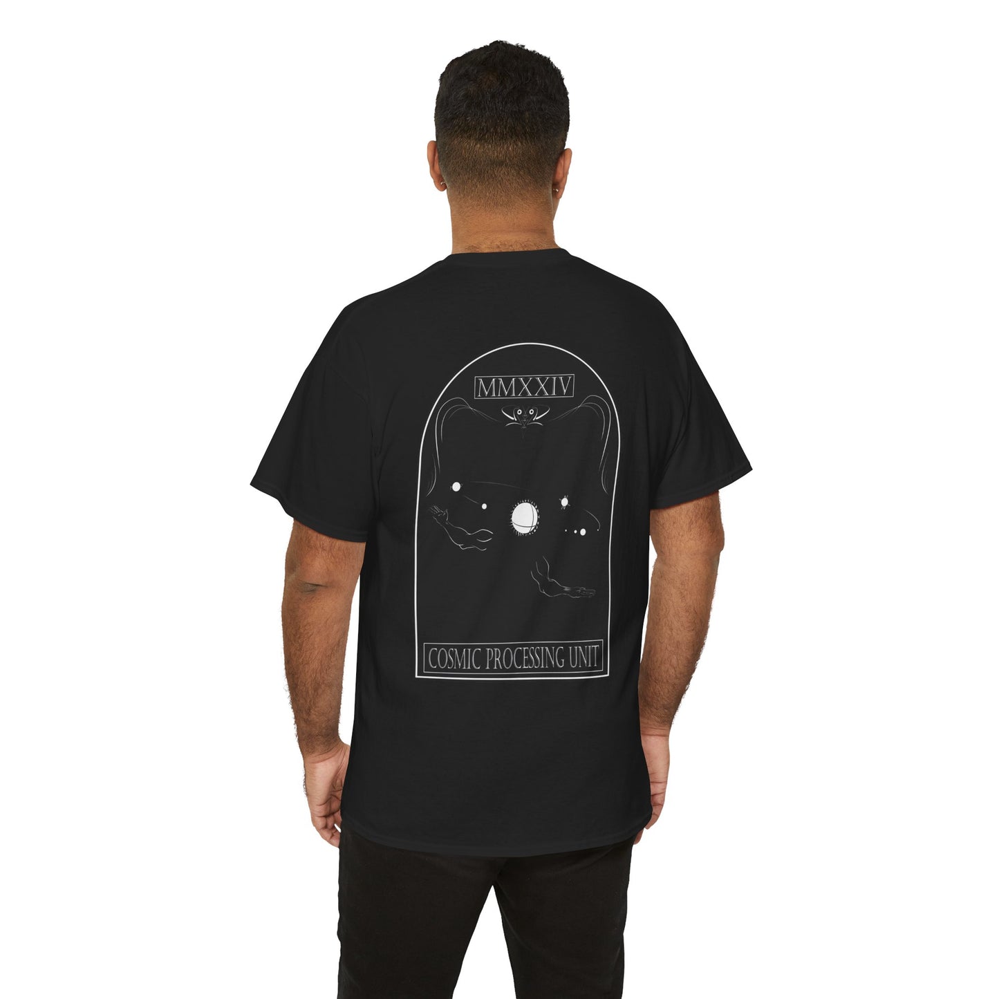 Unisex Heavy Cotton Tee (Cosmic Processing Unit)