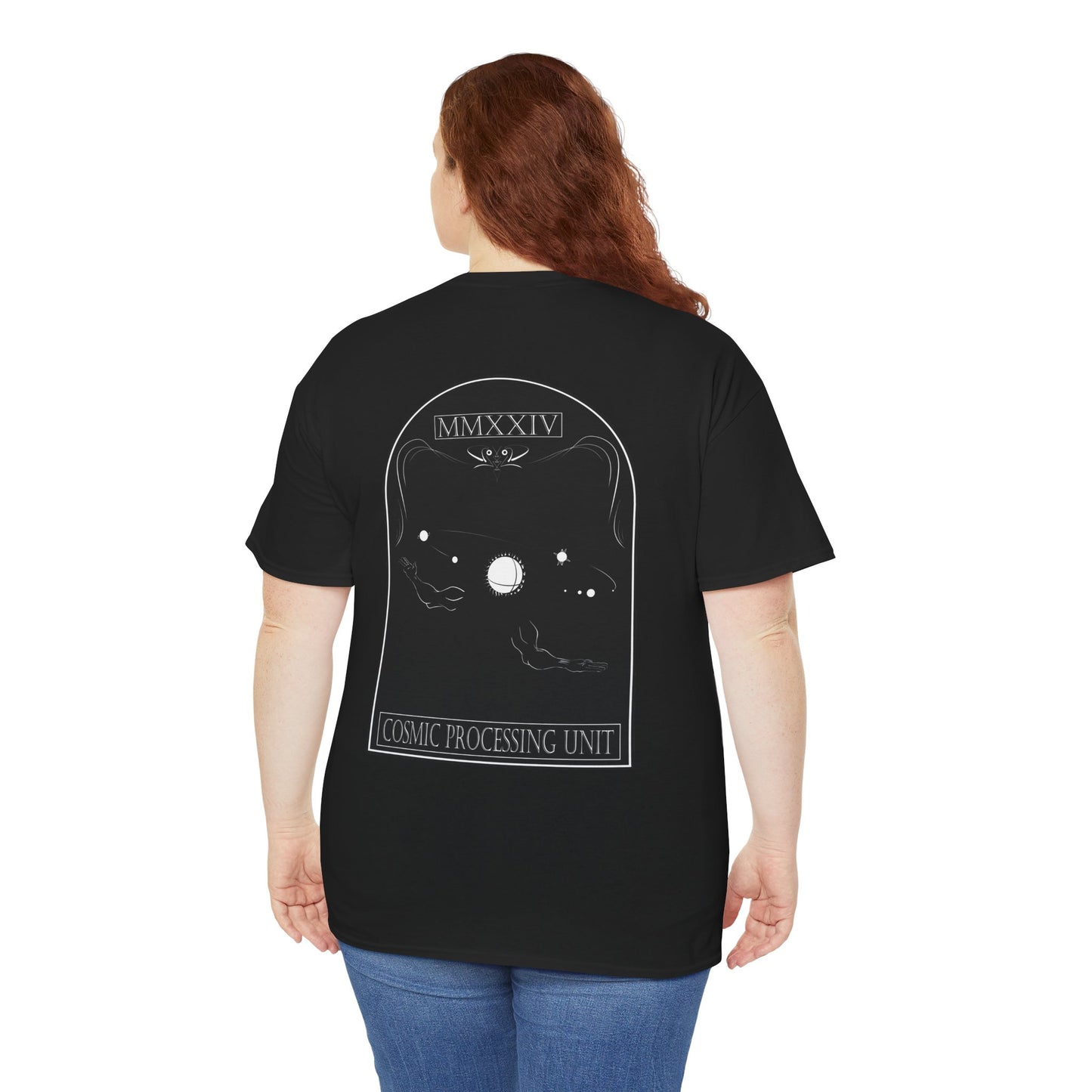 Unisex Heavy Cotton Tee (Cosmic Processing Unit)