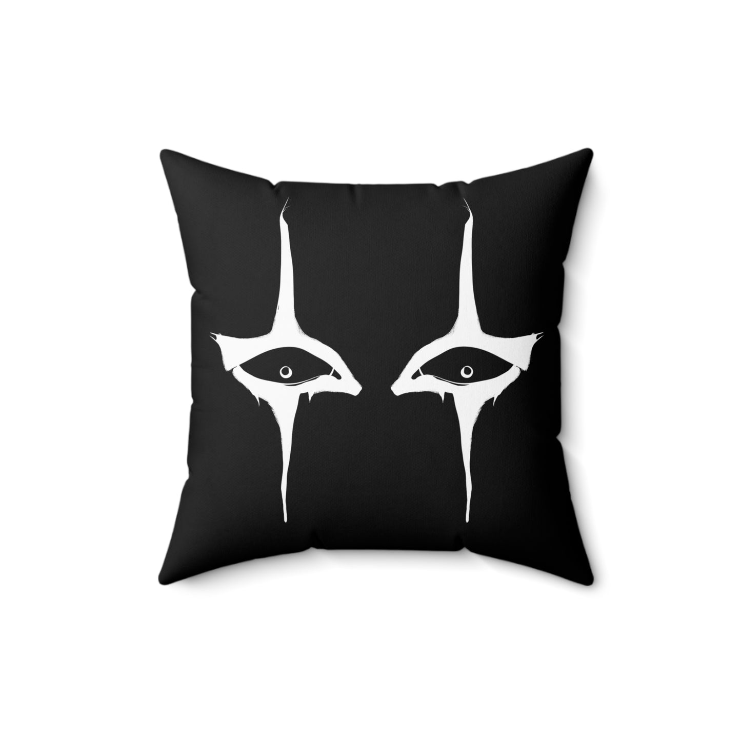Spun Polyester Square Pillow (Inverted Gaze)