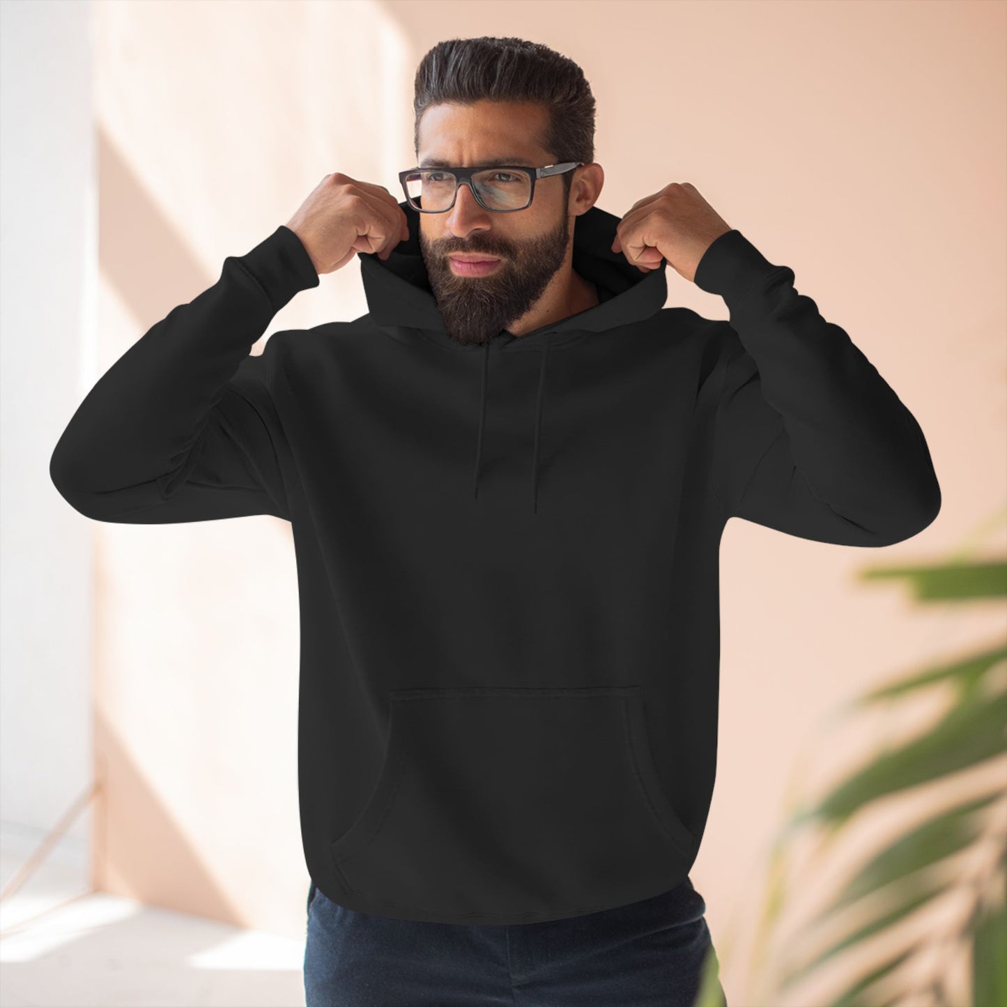 Three-Panel Fleece Hoodie (Inverted Gaze)
