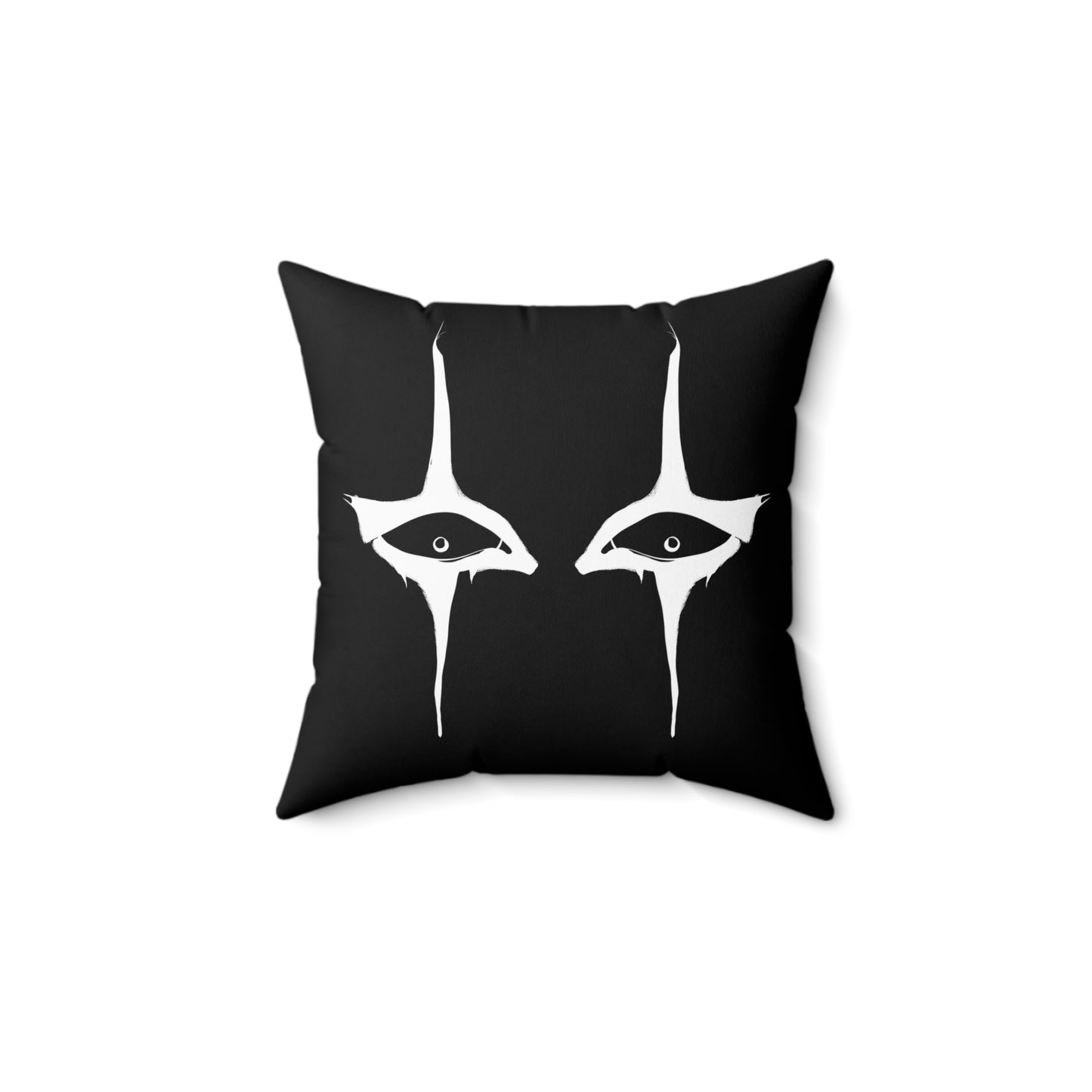 Spun Polyester Square Pillow (Inverted Gaze)