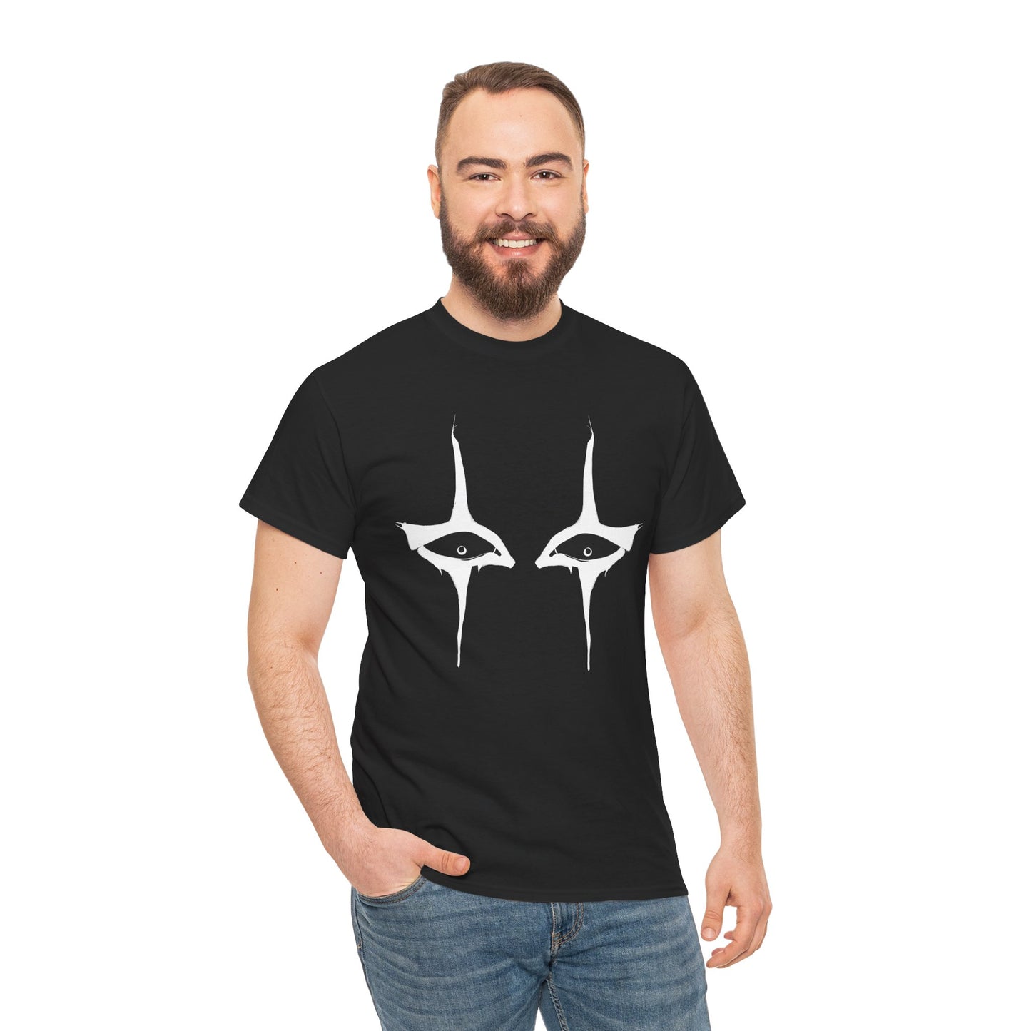 Unisex Heavy Cotton Tee (Inverted Gaze)
