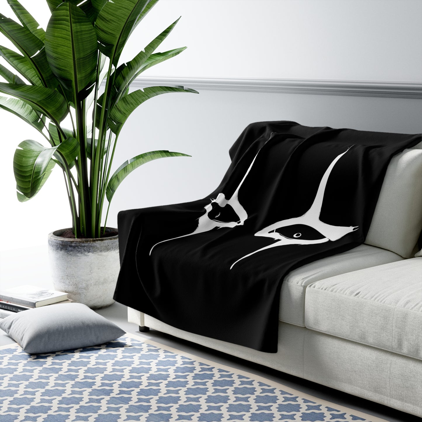Sherpa Fleece Blanket (Inverted Gaze)