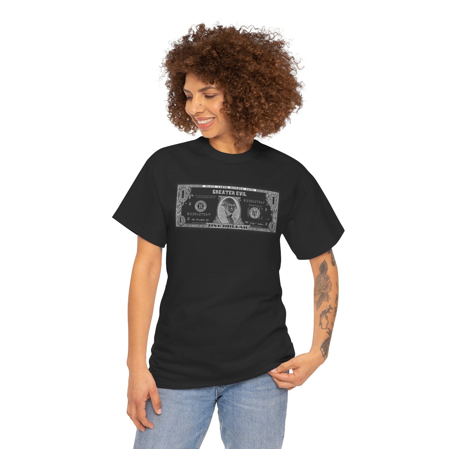 Unisex Heavy Cotton Tee (Greater Evil)