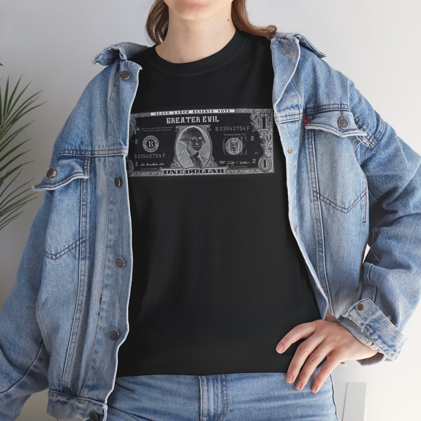 Unisex Heavy Cotton Tee (Greater Evil)