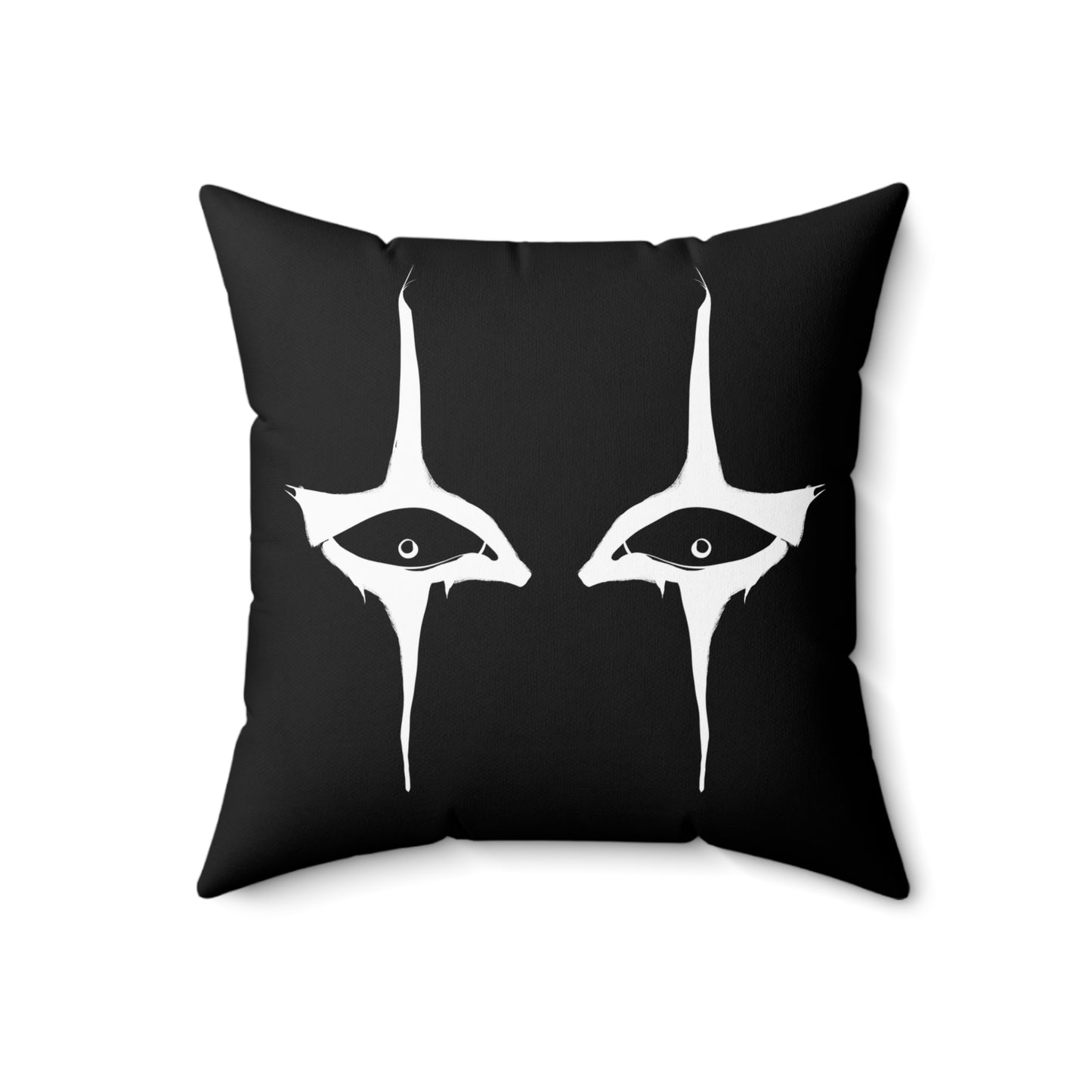 Spun Polyester Square Pillow (Inverted Gaze)