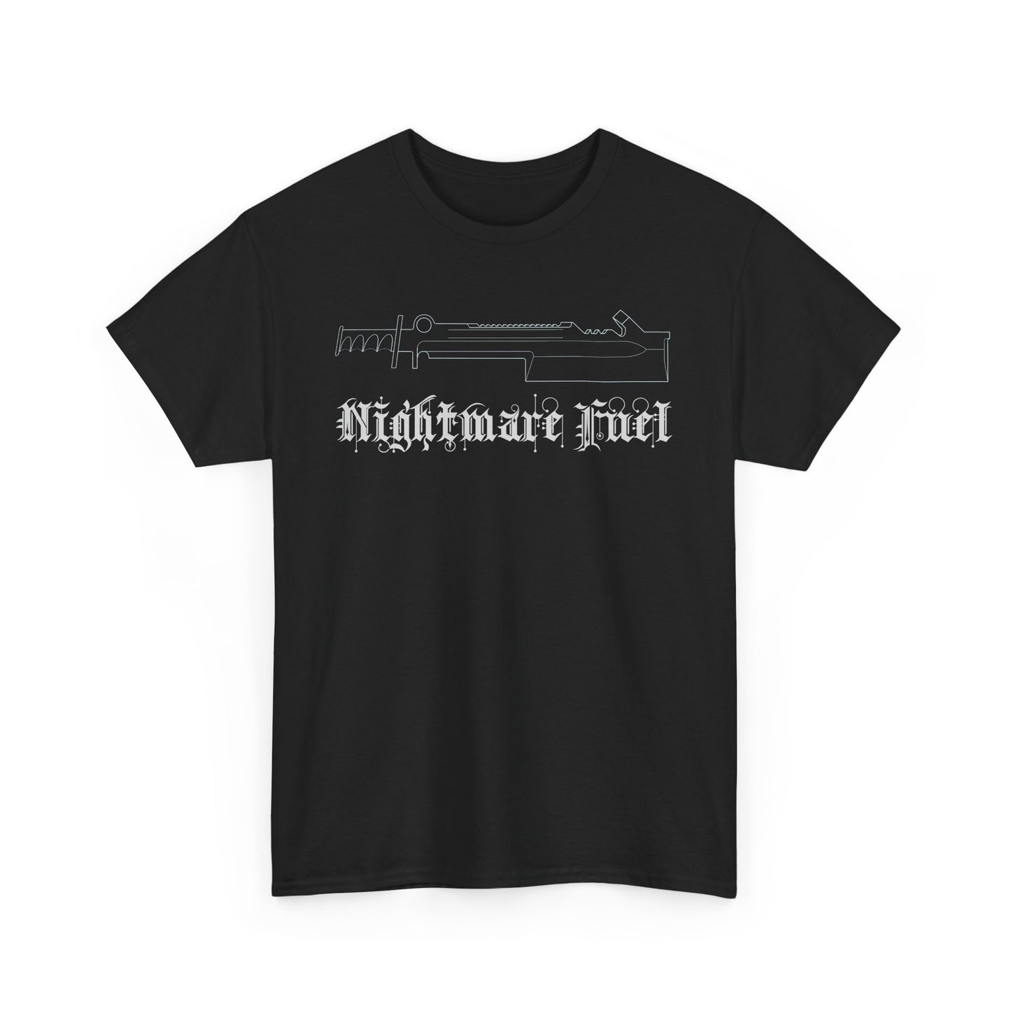 Unisex Heavy Cotton Tee (Nightmare Fuel)