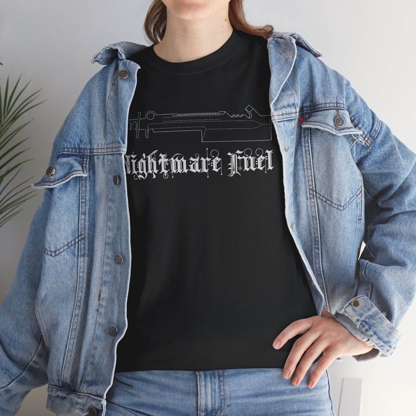 Unisex Heavy Cotton Tee (Nightmare Fuel)
