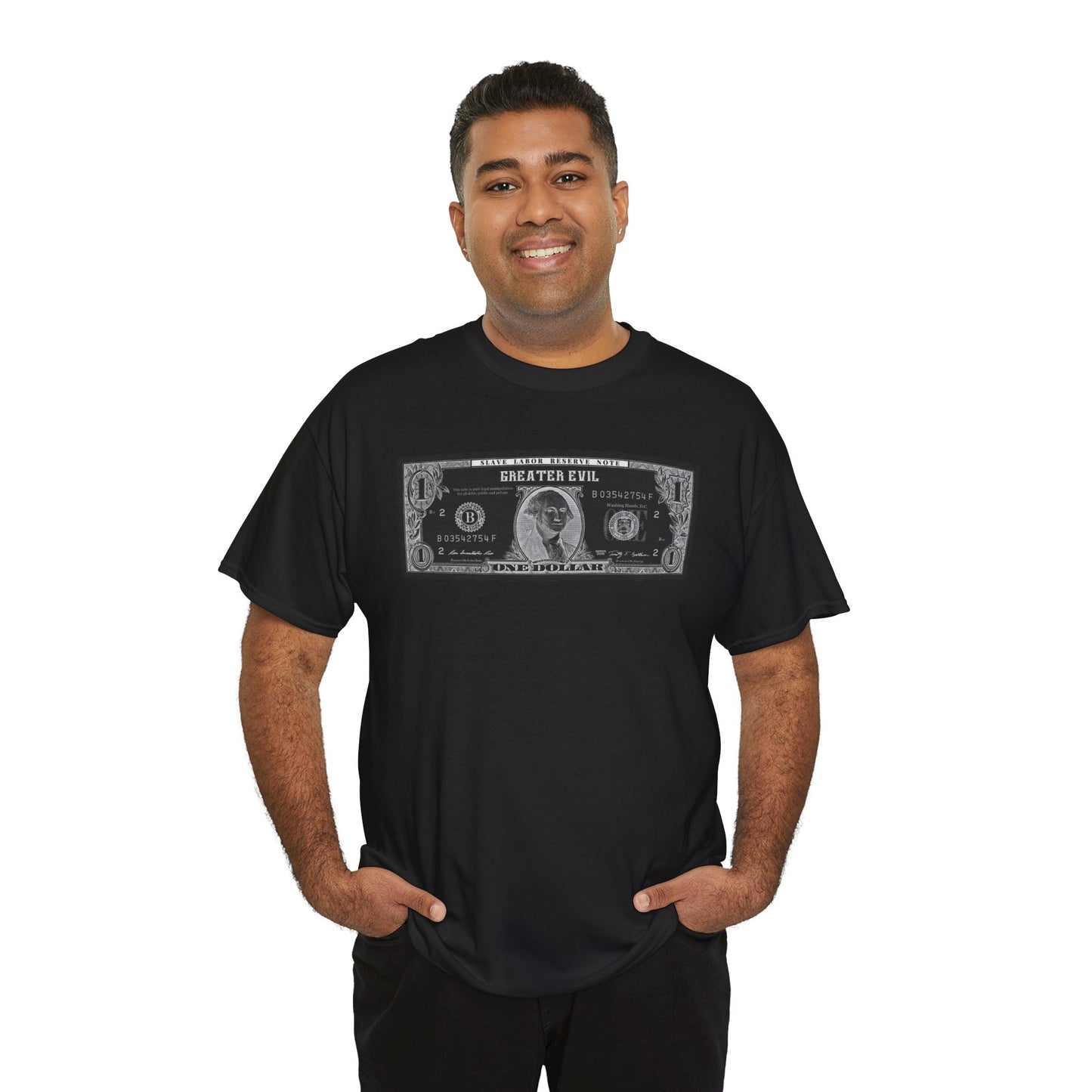 Unisex Heavy Cotton Tee (Greater Evil)