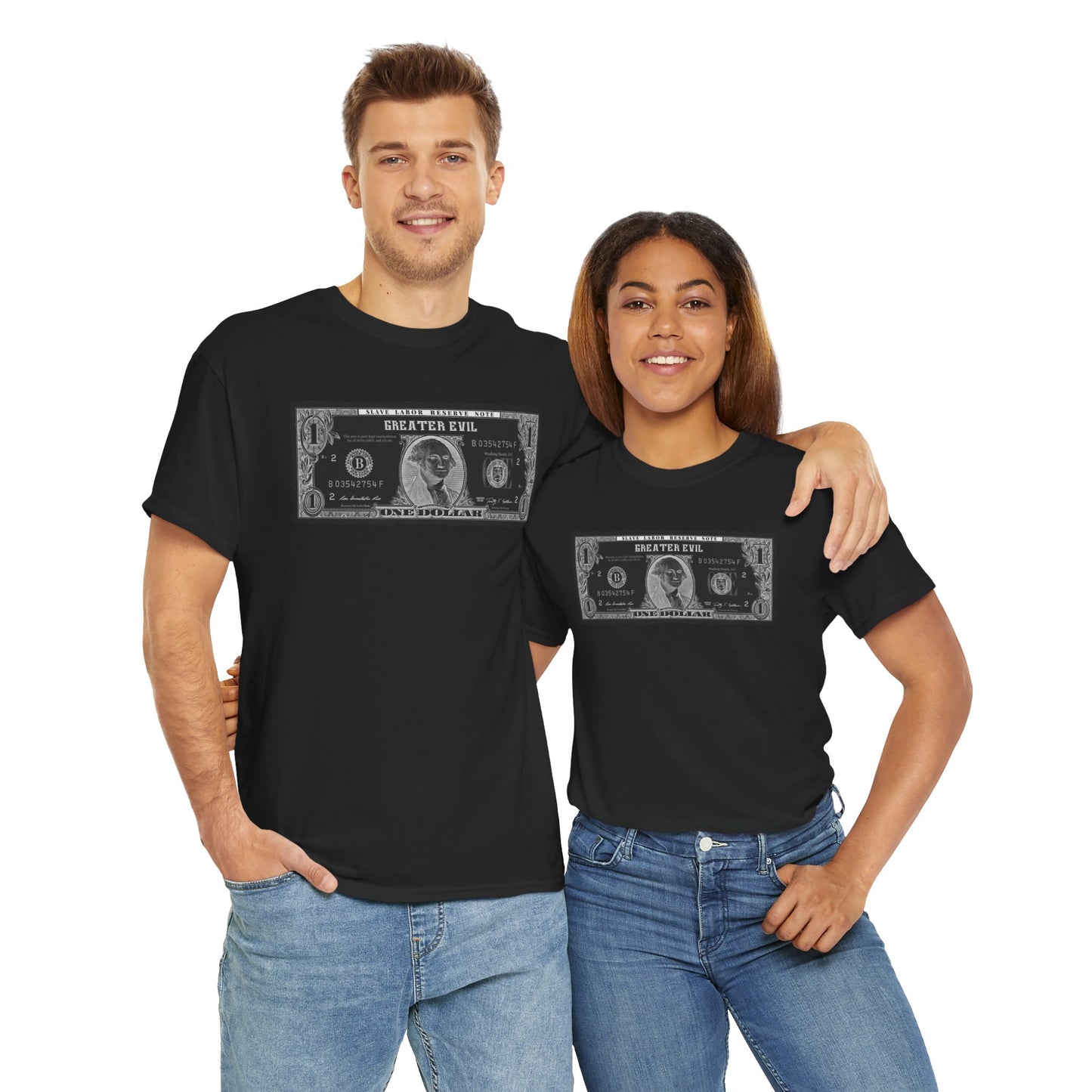 Unisex Heavy Cotton Tee (Greater Evil)