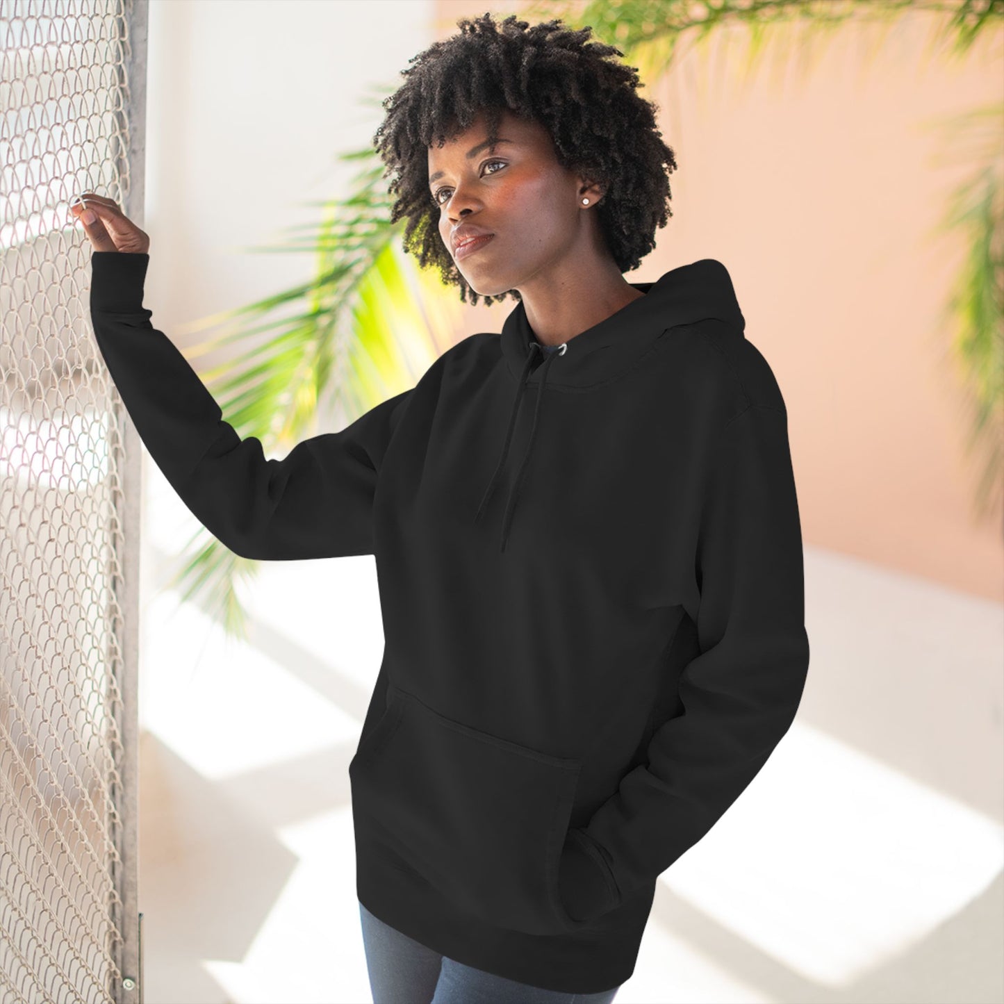Three-Panel Fleece Hoodie (Inverted Gaze)