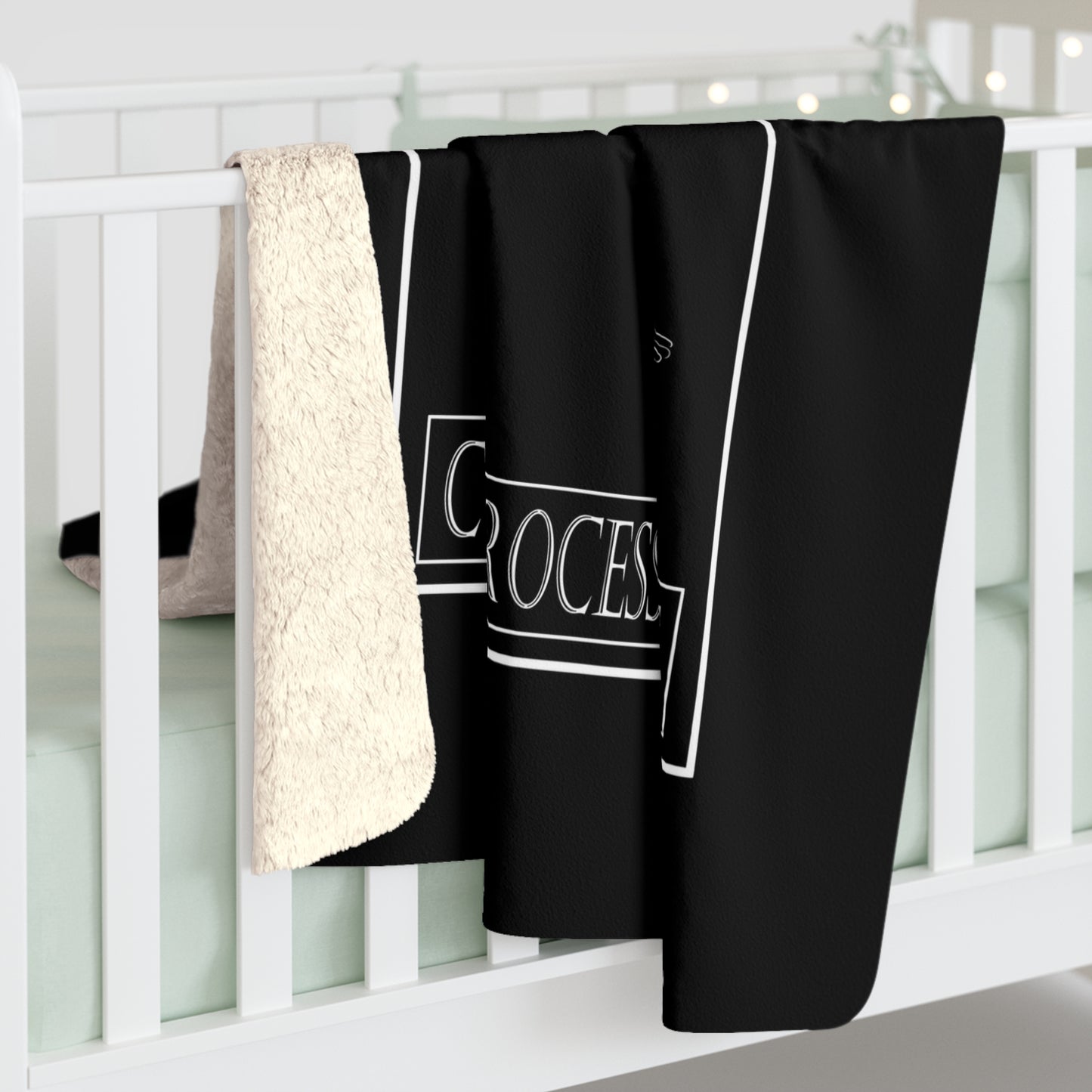 Sherpa Fleece Blanket (Cosmic Processing Unit)