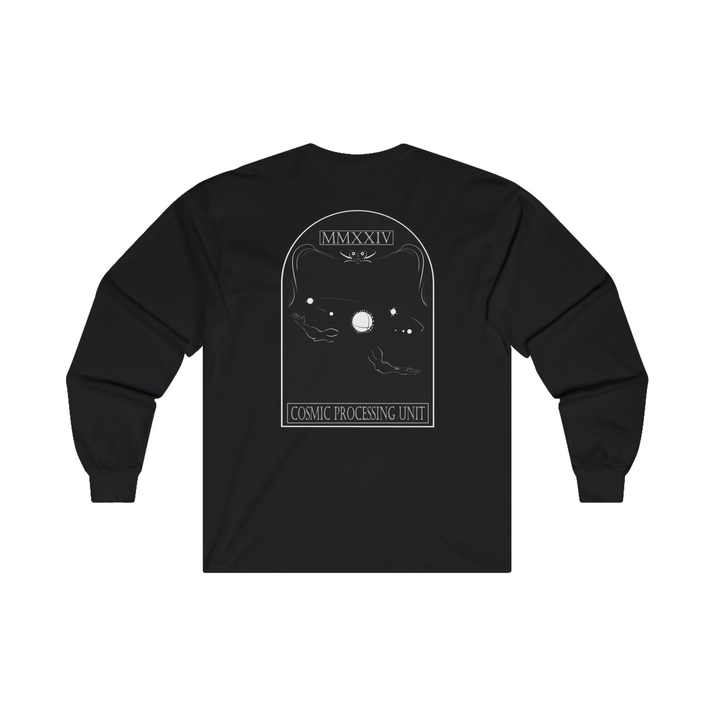 Unisex Long Sleeve Tee (Cosmic Processing Unit)