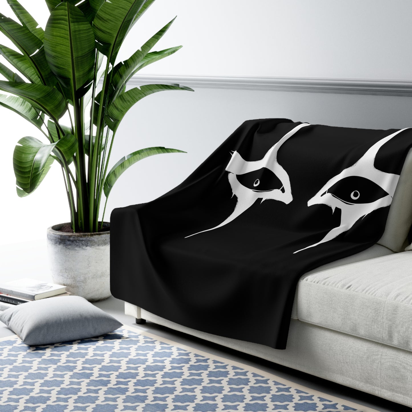 Sherpa Fleece Blanket (Inverted Gaze)