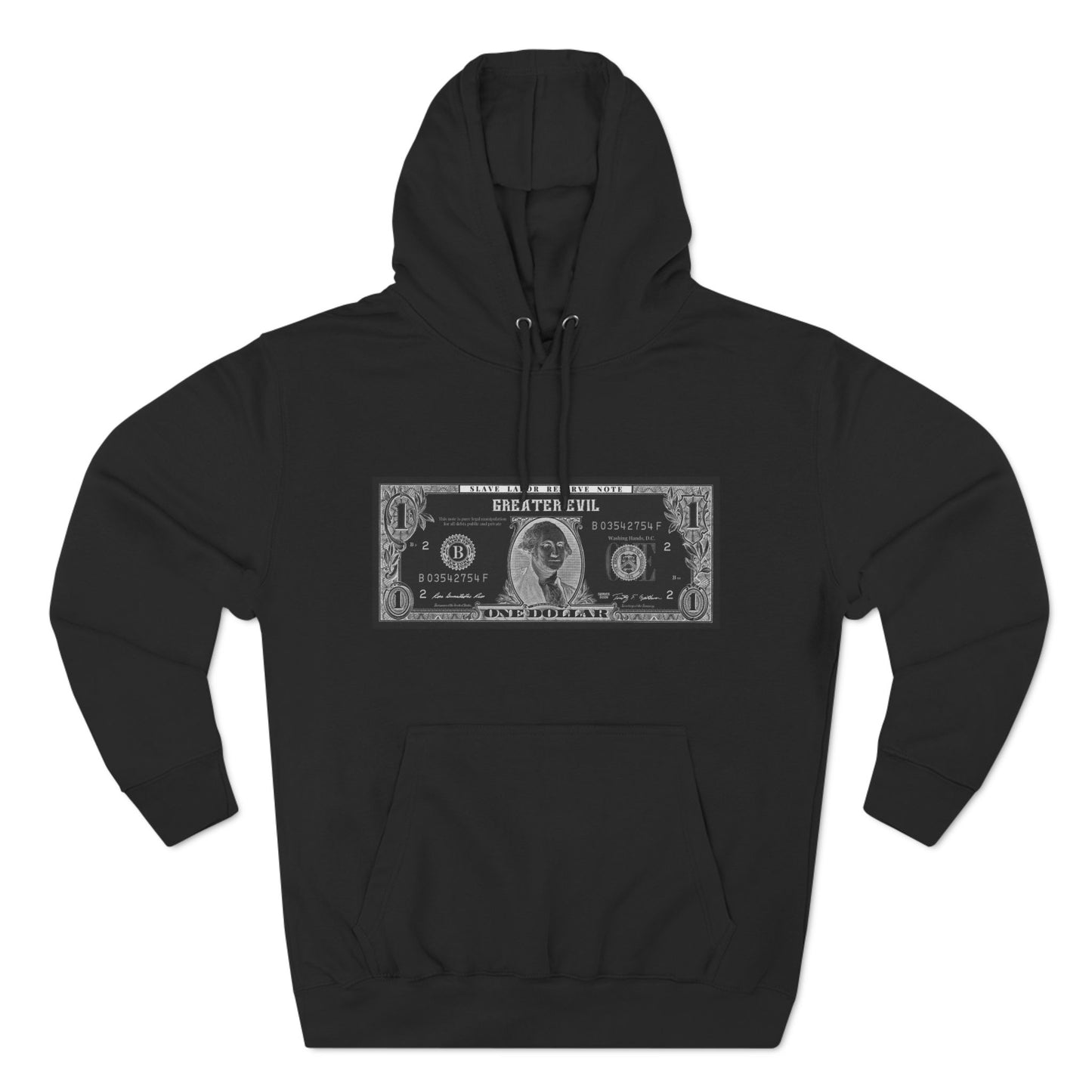 Three-Panel Fleece Hoodie (Greater Evil)
